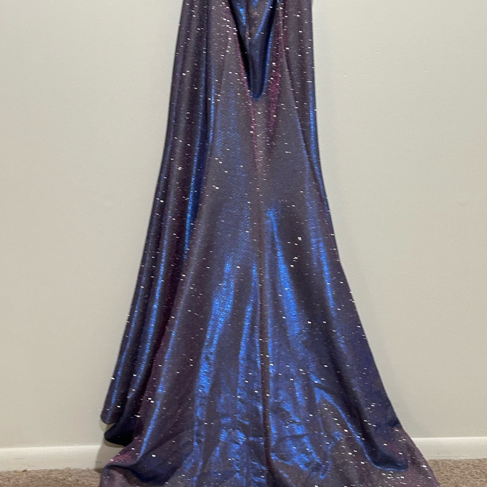 Iridescent prom dress